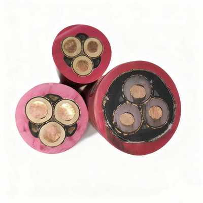 HV Flexible Mining Rubber Electrical Cable For Power Transmission In Coal Mines