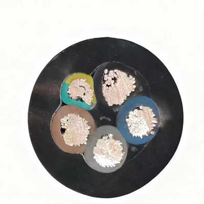 Flexible Rubber Submersible Well Pump Cable Custom Size  Deep Well Wire